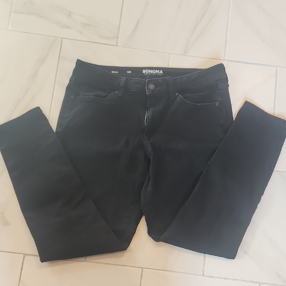 Sonoma Women's Black Jeans